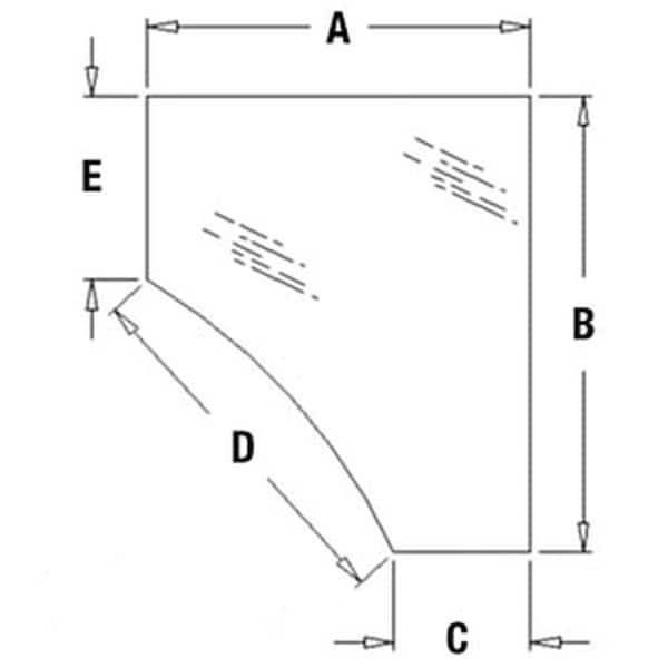 Aftermarket Glass Door Lower LH Fits Case Backhoe 580M And 580M Series 2 Plus 338426A1 - main